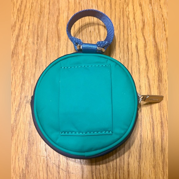 NWOT Lululemon Logo Coin Pouch in Night Sea / Emerald Ice / Blue Nile - Picture 7 of 12